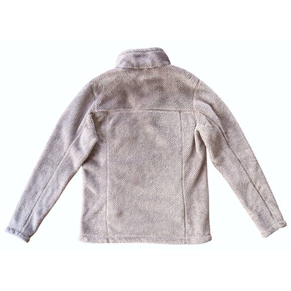Patagonia Re-Tool Snap-T Fleece Tan & Gray Pullover Women's Medium - Picture 4 of 6
